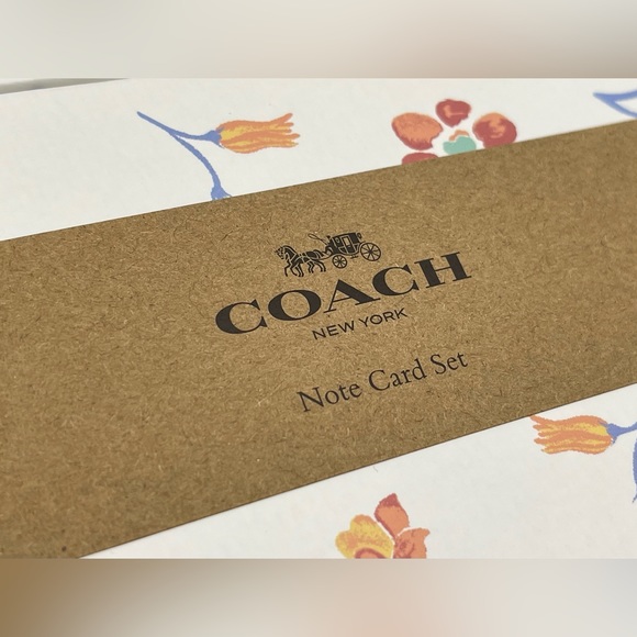 Coach Floral Print Boxed Notecards - Picture 6 of 16